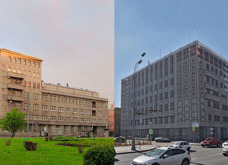 Зданий бывшей АТС на Зубовской площади столицы вскоре будет перестроено под  гостиницу общей площадью в 10,795 тыс. кв. метров